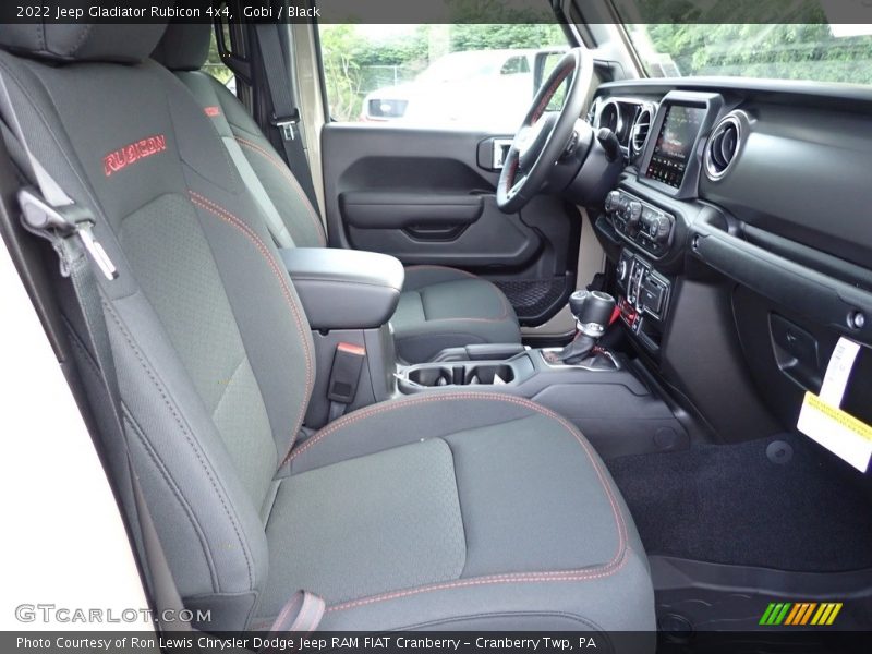 Front Seat of 2022 Gladiator Rubicon 4x4