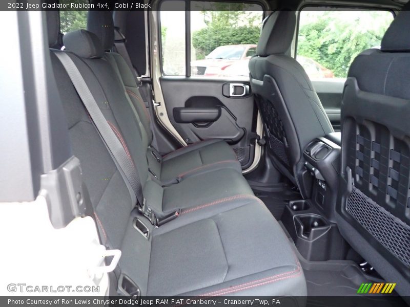 Rear Seat of 2022 Gladiator Rubicon 4x4