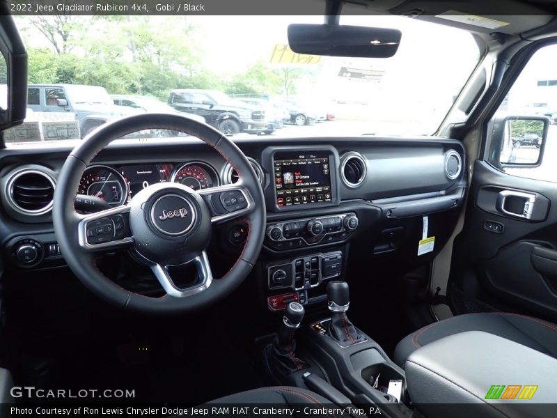 Dashboard of 2022 Gladiator Rubicon 4x4