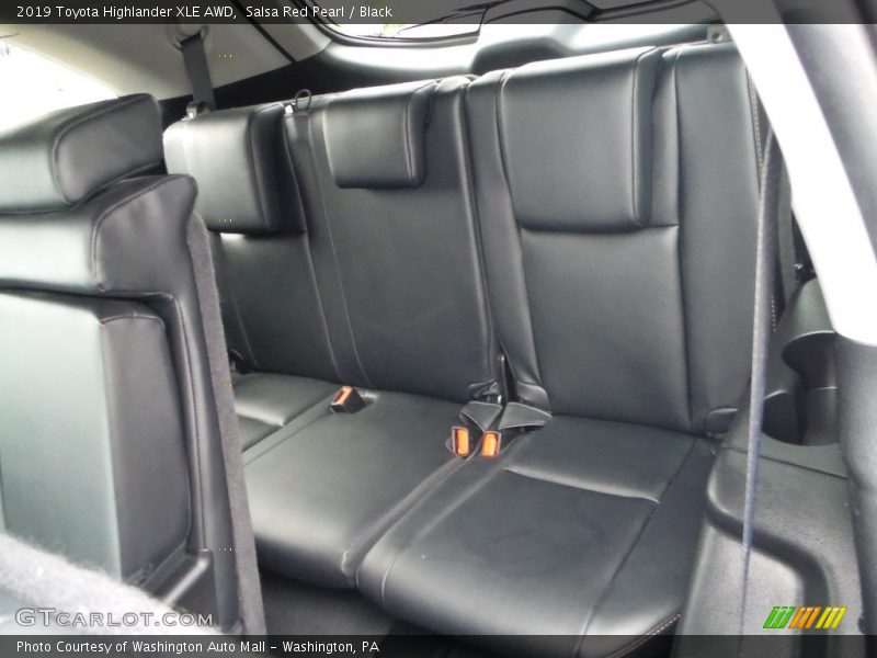 Salsa Red Pearl / Black 2019 Toyota Highlander XLE AWD