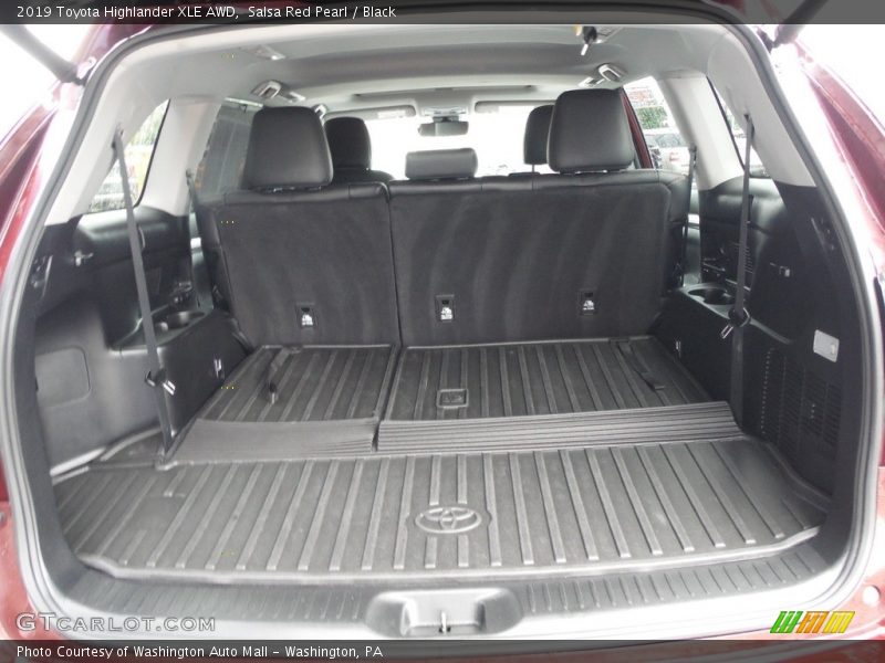 Salsa Red Pearl / Black 2019 Toyota Highlander XLE AWD
