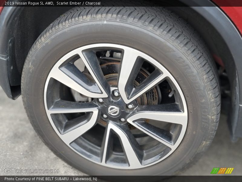 Scarlet Ember / Charcoal 2019 Nissan Rogue SL AWD