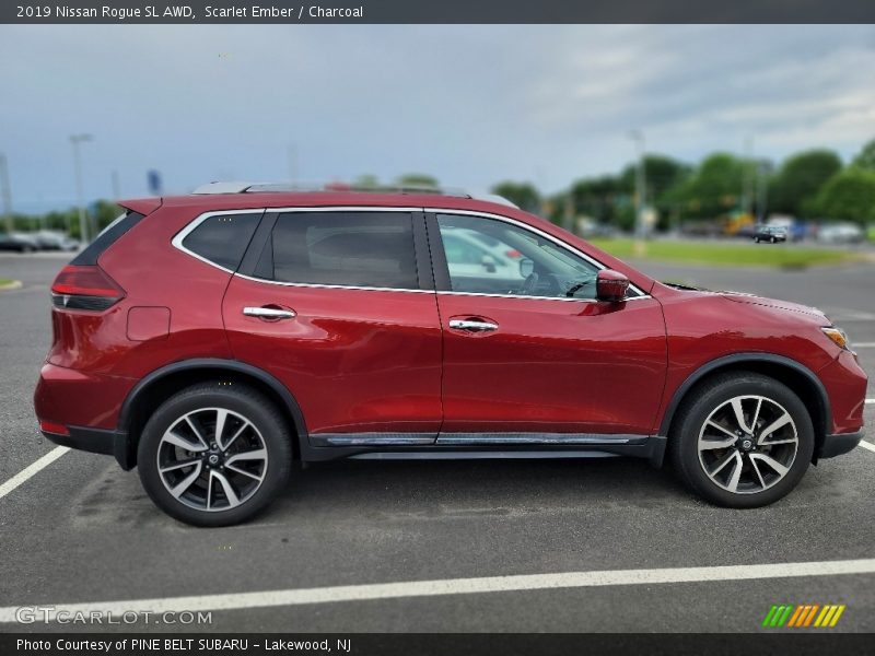 Scarlet Ember / Charcoal 2019 Nissan Rogue SL AWD