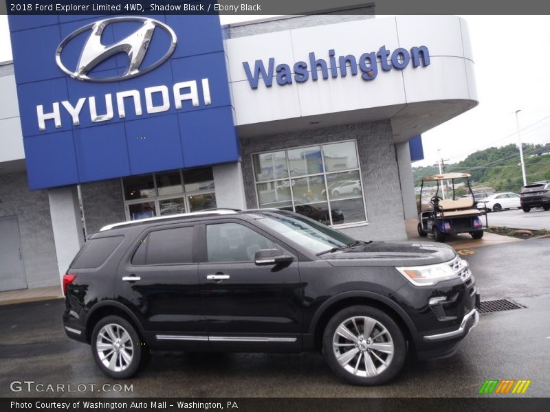 Shadow Black / Ebony Black 2018 Ford Explorer Limited 4WD