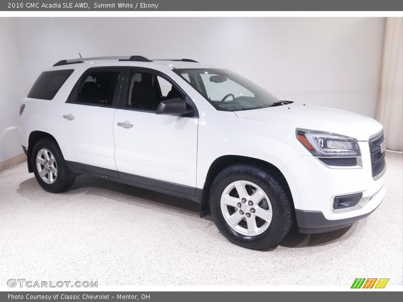 Summit White / Ebony 2016 GMC Acadia SLE AWD