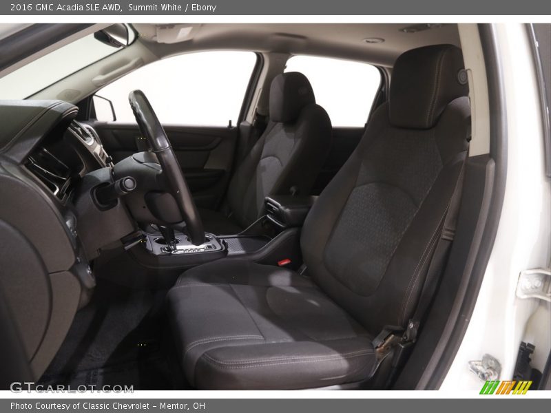 Summit White / Ebony 2016 GMC Acadia SLE AWD