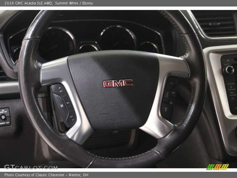 Summit White / Ebony 2016 GMC Acadia SLE AWD