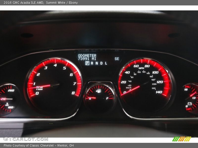 Summit White / Ebony 2016 GMC Acadia SLE AWD