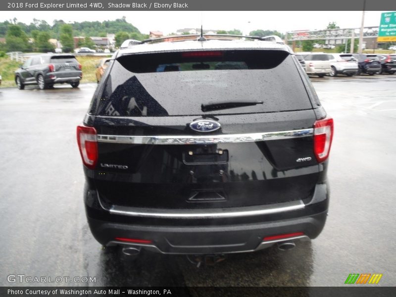 Shadow Black / Ebony Black 2018 Ford Explorer Limited 4WD