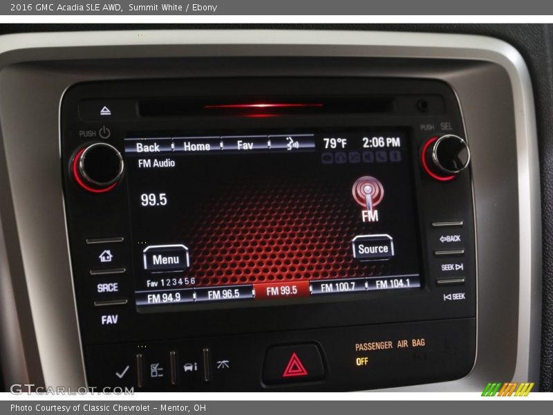 Summit White / Ebony 2016 GMC Acadia SLE AWD