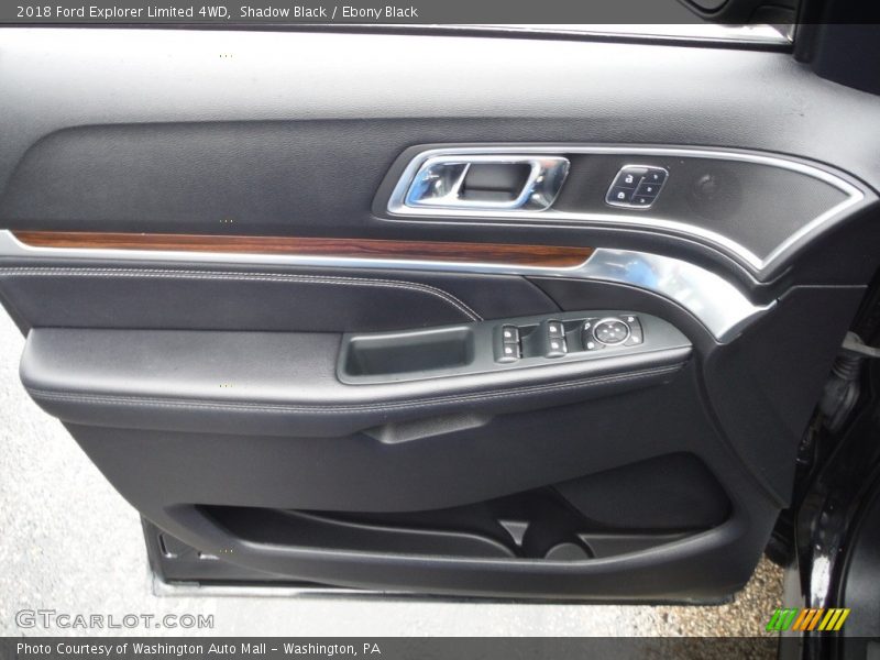 Shadow Black / Ebony Black 2018 Ford Explorer Limited 4WD