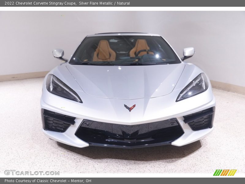 Silver Flare Metallic / Natural 2022 Chevrolet Corvette Stingray Coupe