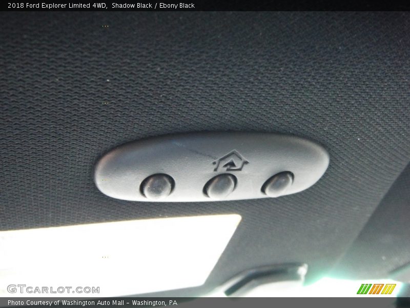 Shadow Black / Ebony Black 2018 Ford Explorer Limited 4WD