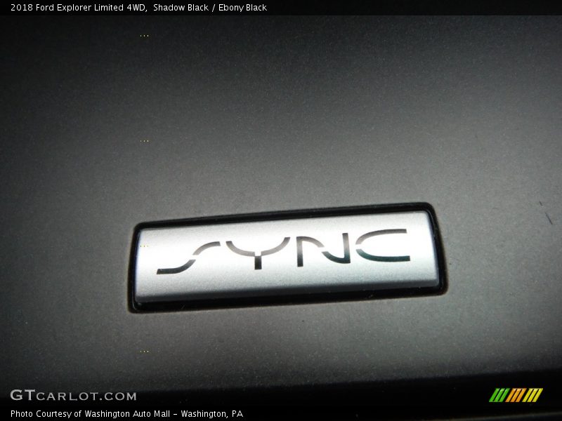 Shadow Black / Ebony Black 2018 Ford Explorer Limited 4WD