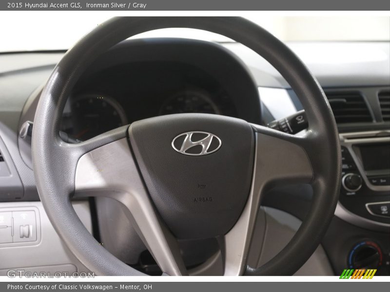 Ironman Silver / Gray 2015 Hyundai Accent GLS