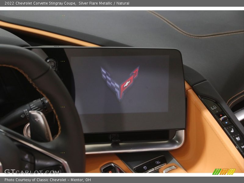 Silver Flare Metallic / Natural 2022 Chevrolet Corvette Stingray Coupe