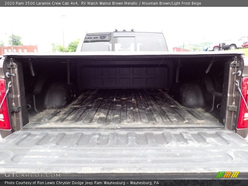 RV Match Walnut Brown Metallic / Mountain Brown/Light Frost Beige 2020 Ram 3500 Laramie Crew Cab 4x4