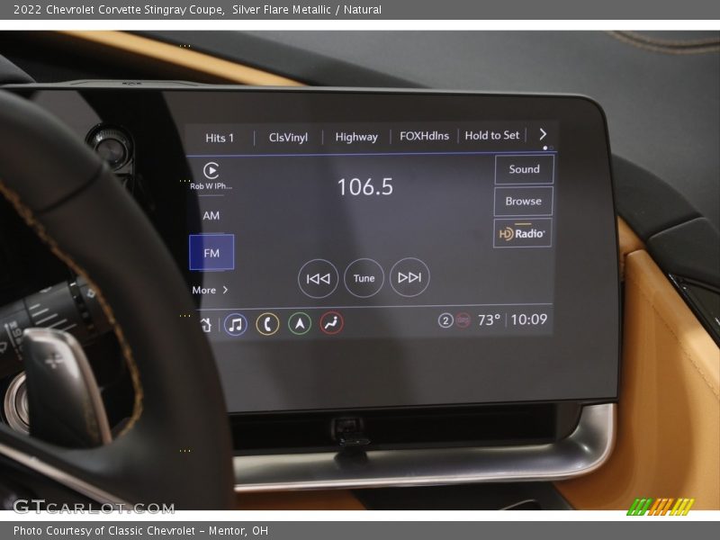 Audio System of 2022 Corvette Stingray Coupe