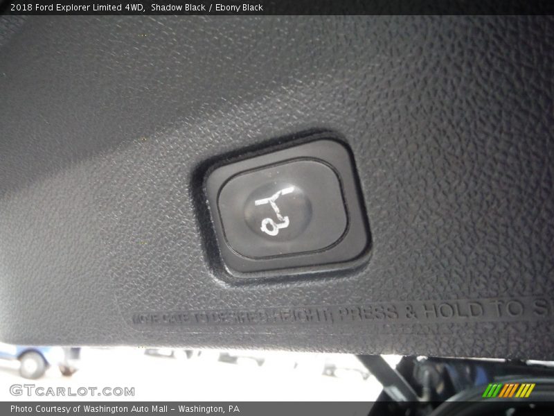 Shadow Black / Ebony Black 2018 Ford Explorer Limited 4WD