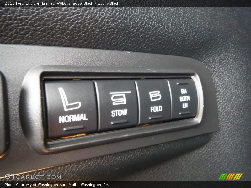 Shadow Black / Ebony Black 2018 Ford Explorer Limited 4WD