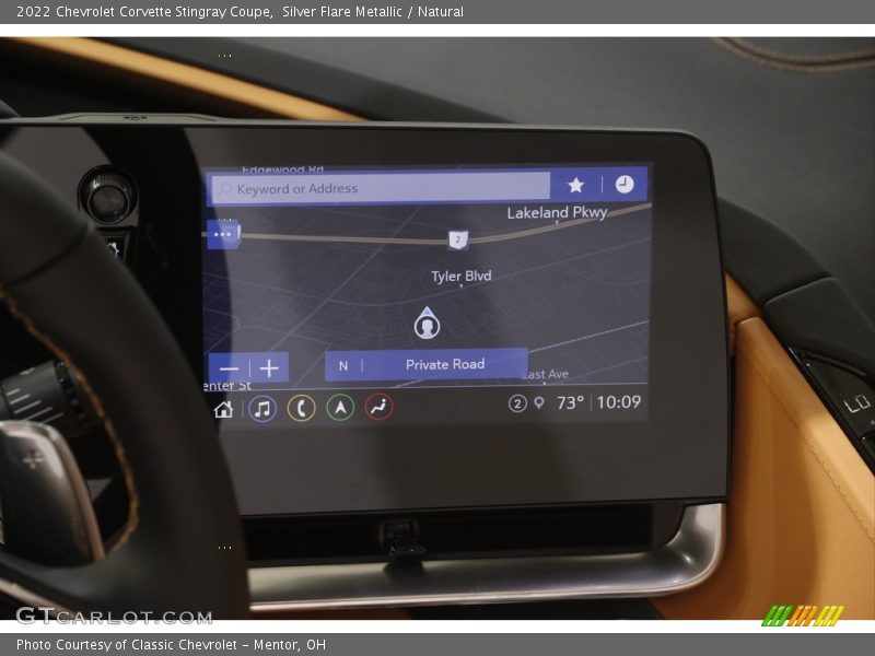 Navigation of 2022 Corvette Stingray Coupe