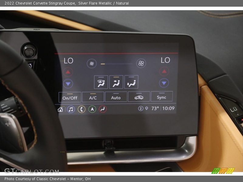 Controls of 2022 Corvette Stingray Coupe