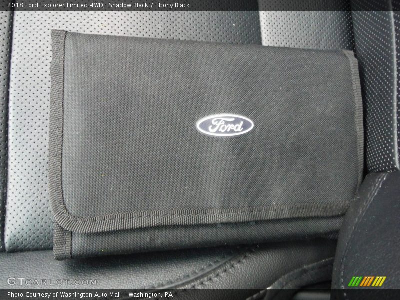 Shadow Black / Ebony Black 2018 Ford Explorer Limited 4WD