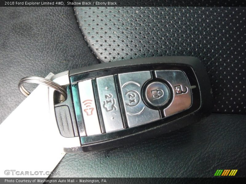 Shadow Black / Ebony Black 2018 Ford Explorer Limited 4WD