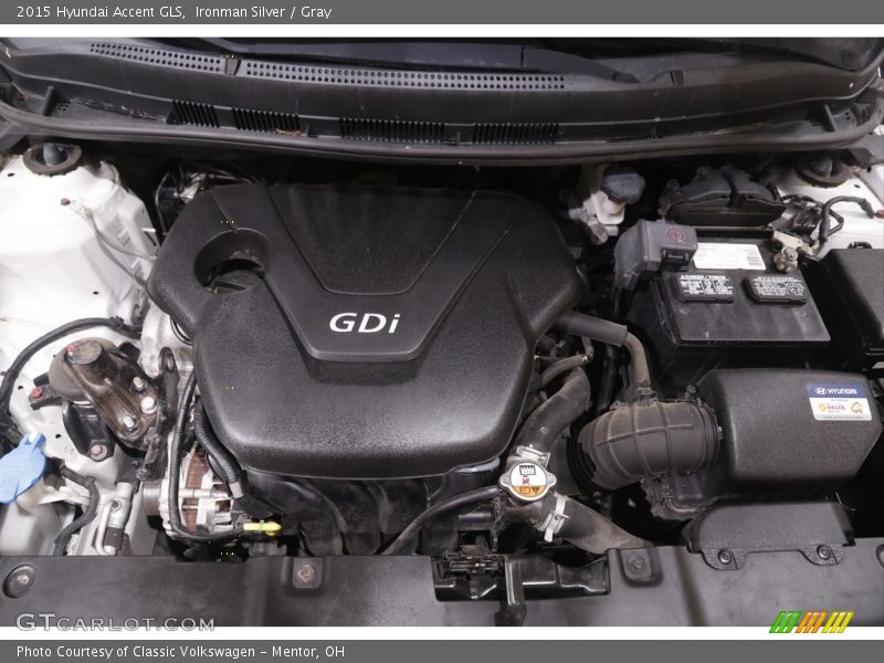  2015 Accent GLS Engine - 1.6 Liter GDI DOHC 16-Valve D-CVVT 4 Cylinder