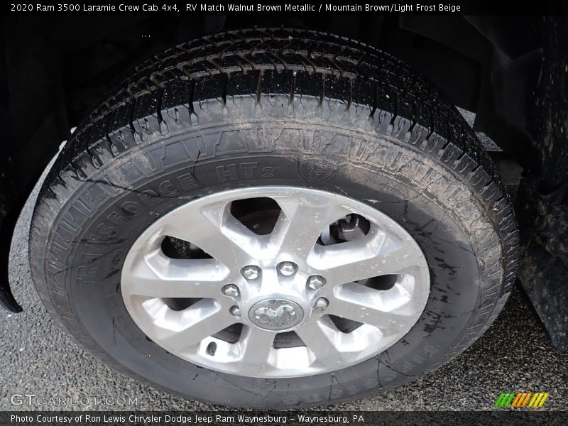 RV Match Walnut Brown Metallic / Mountain Brown/Light Frost Beige 2020 Ram 3500 Laramie Crew Cab 4x4