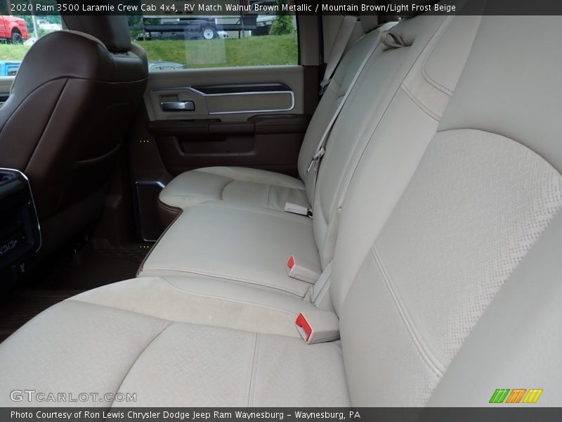 RV Match Walnut Brown Metallic / Mountain Brown/Light Frost Beige 2020 Ram 3500 Laramie Crew Cab 4x4