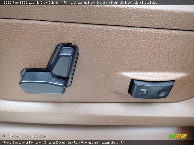 RV Match Walnut Brown Metallic / Mountain Brown/Light Frost Beige 2020 Ram 3500 Laramie Crew Cab 4x4