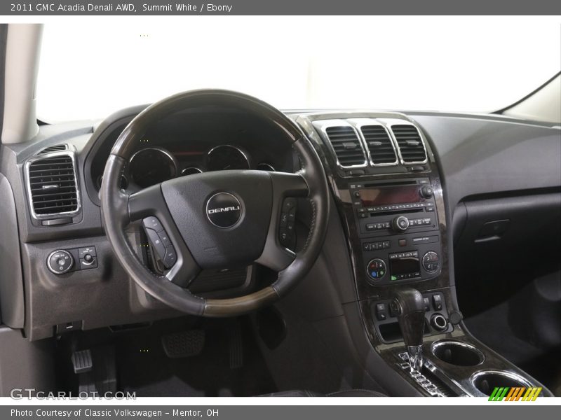 Summit White / Ebony 2011 GMC Acadia Denali AWD