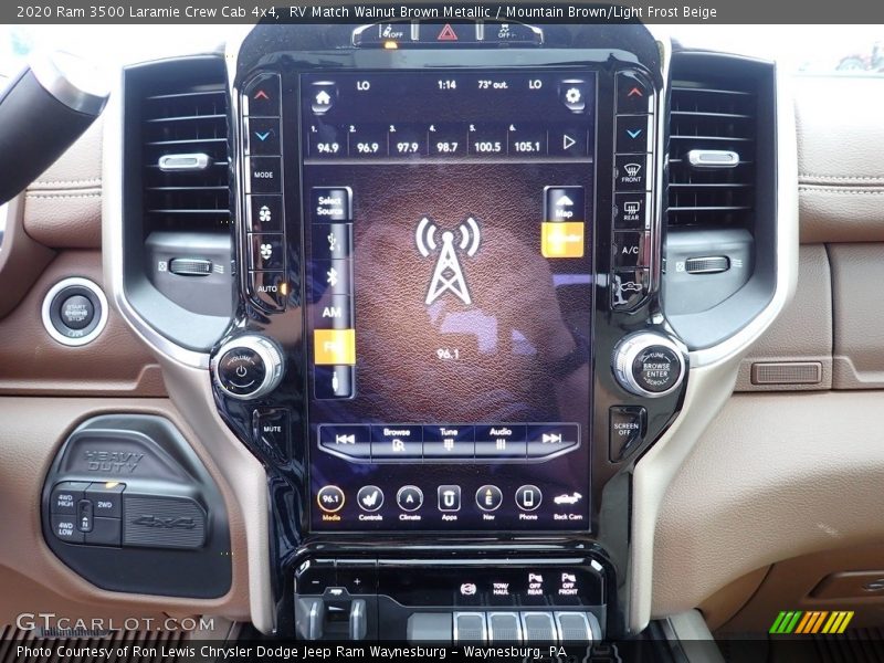 RV Match Walnut Brown Metallic / Mountain Brown/Light Frost Beige 2020 Ram 3500 Laramie Crew Cab 4x4