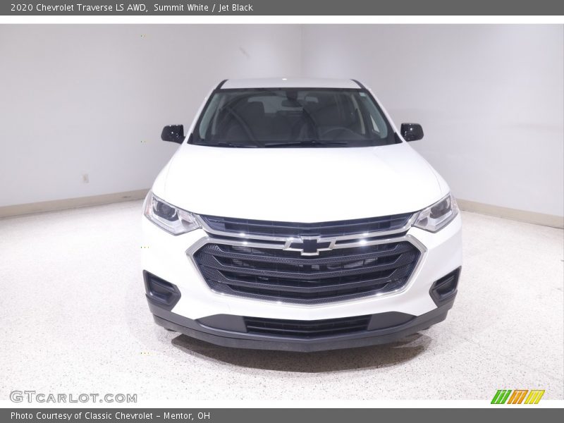 Summit White / Jet Black 2020 Chevrolet Traverse LS AWD