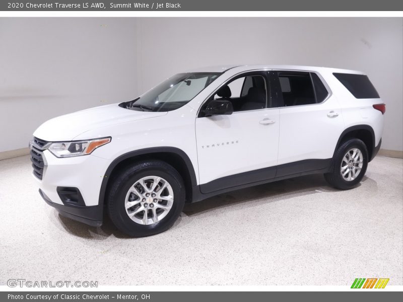 Summit White / Jet Black 2020 Chevrolet Traverse LS AWD