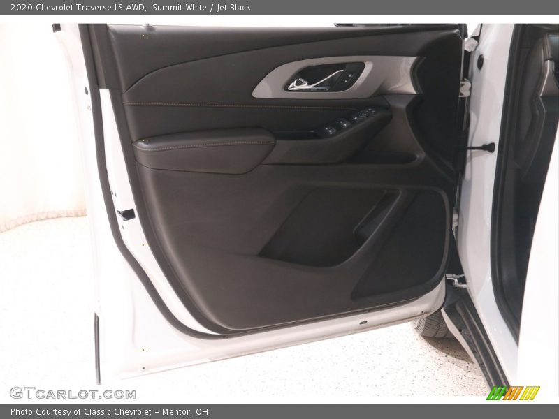 Summit White / Jet Black 2020 Chevrolet Traverse LS AWD