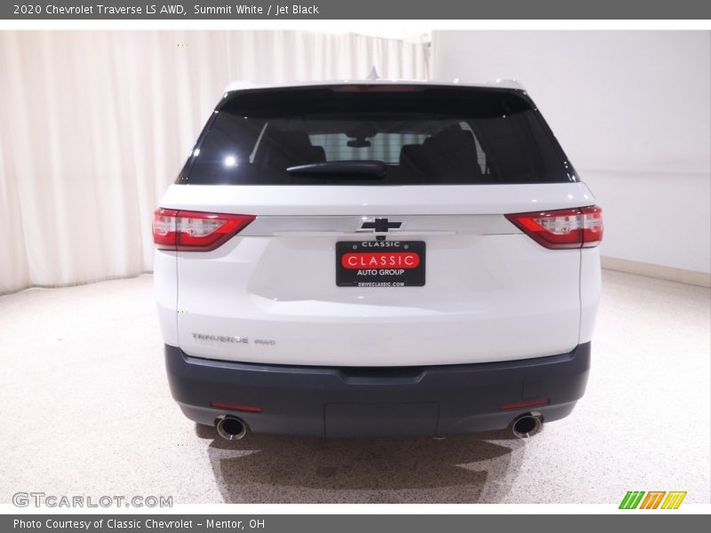 Summit White / Jet Black 2020 Chevrolet Traverse LS AWD