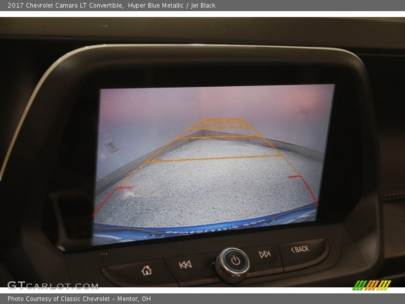 Hyper Blue Metallic / Jet Black 2017 Chevrolet Camaro LT Convertible