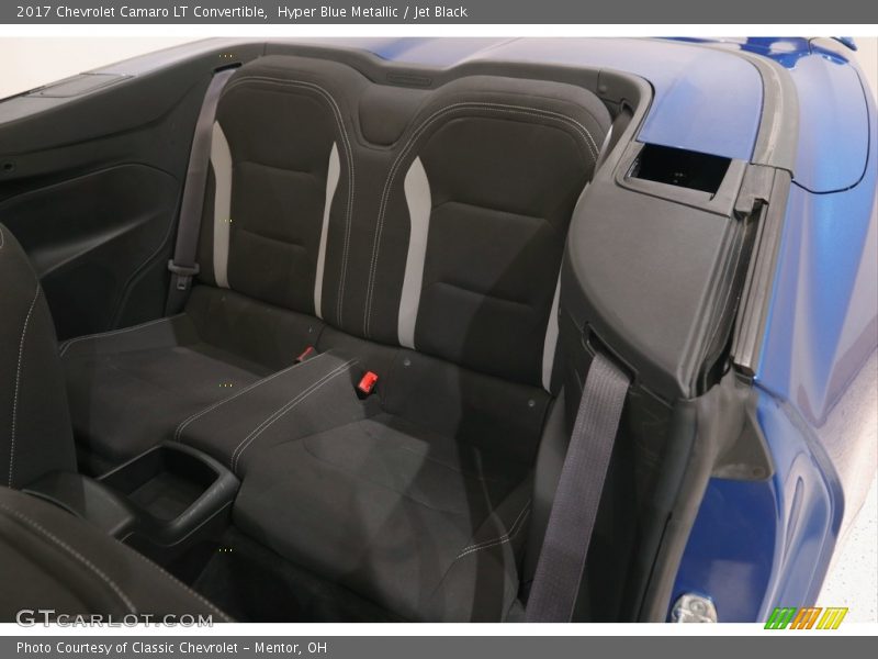 Rear Seat of 2017 Camaro LT Convertible