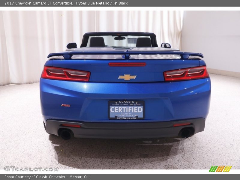 Hyper Blue Metallic / Jet Black 2017 Chevrolet Camaro LT Convertible
