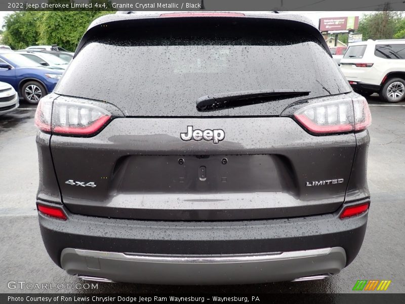 Granite Crystal Metallic / Black 2022 Jeep Cherokee Limited 4x4