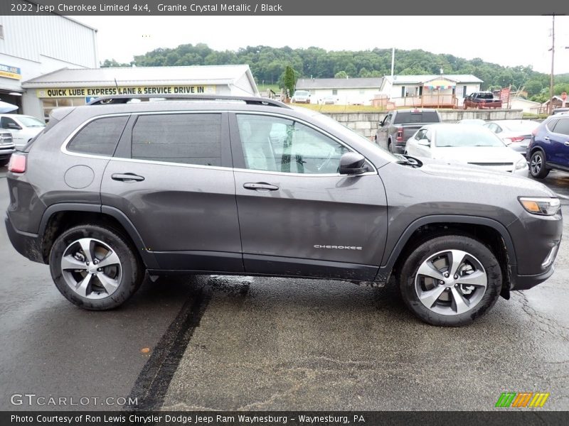 Granite Crystal Metallic / Black 2022 Jeep Cherokee Limited 4x4