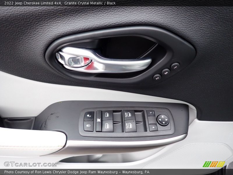 Granite Crystal Metallic / Black 2022 Jeep Cherokee Limited 4x4