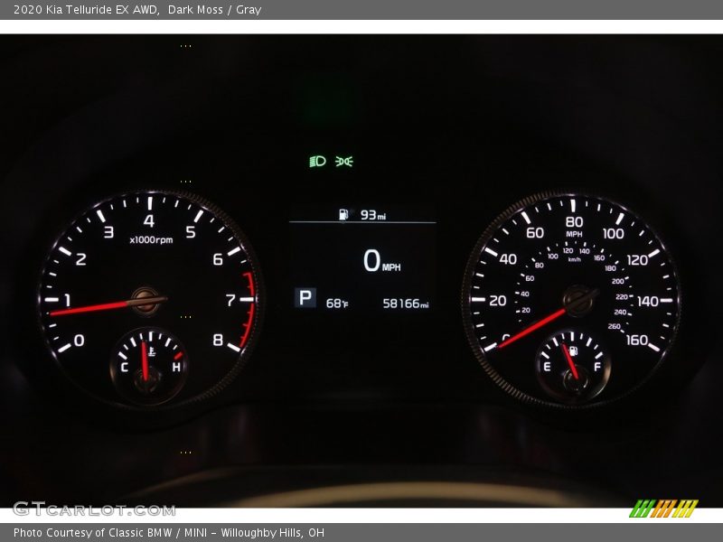 Dark Moss / Gray 2020 Kia Telluride EX AWD