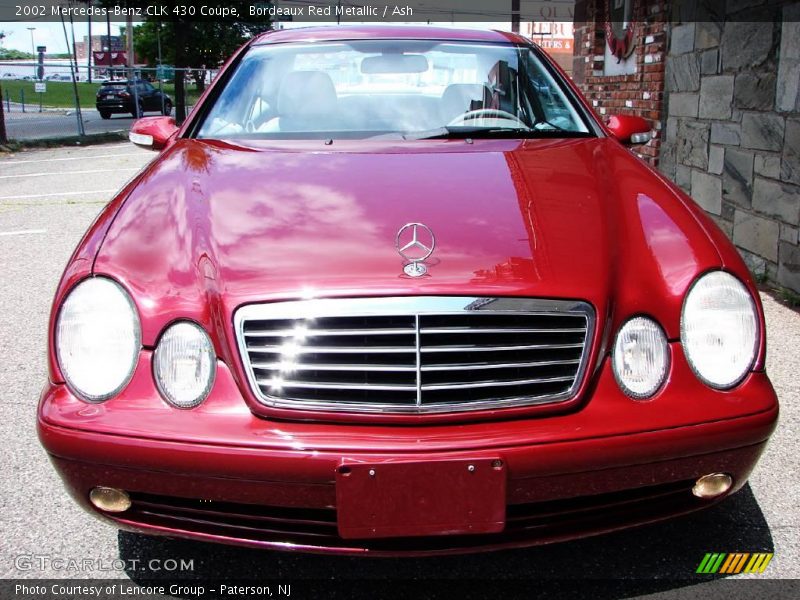 Bordeaux Red Metallic / Ash 2002 Mercedes-Benz CLK 430 Coupe