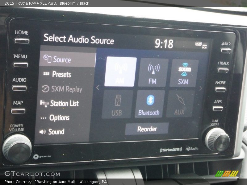 Blueprint / Black 2019 Toyota RAV4 XLE AWD