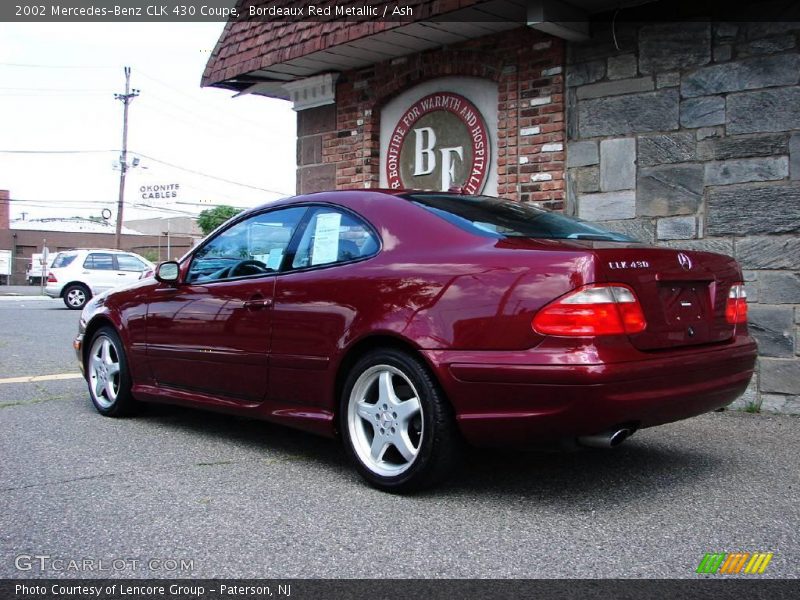 Bordeaux Red Metallic / Ash 2002 Mercedes-Benz CLK 430 Coupe