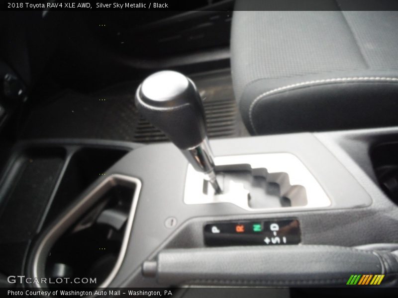 Silver Sky Metallic / Black 2018 Toyota RAV4 XLE AWD