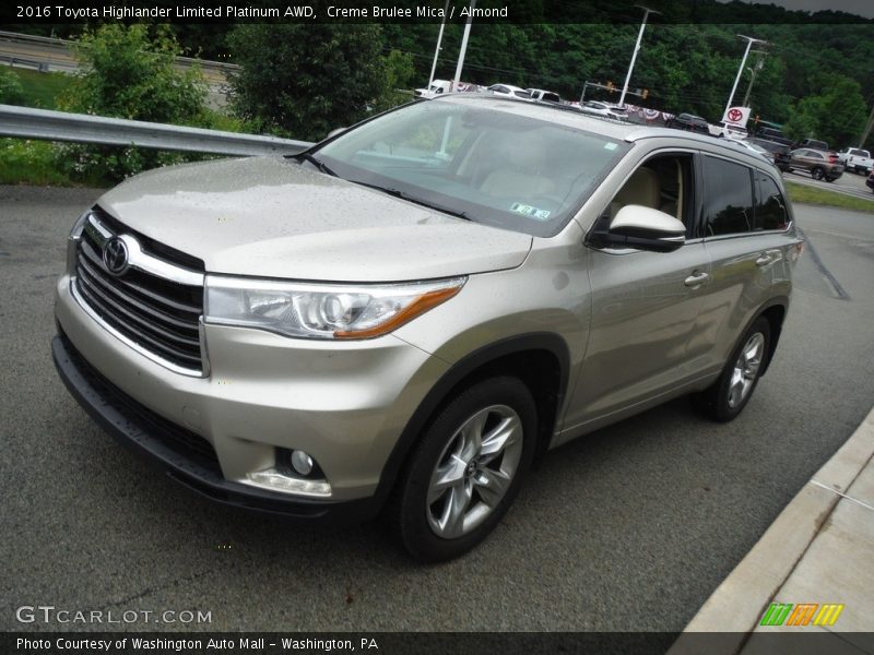 Creme Brulee Mica / Almond 2016 Toyota Highlander Limited Platinum AWD